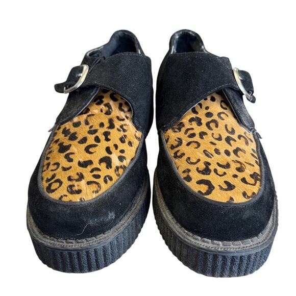 TUK Pointed Creeper Monk Suede/Leopard - Picture 3 of 4